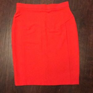 Size 6 Topshop Mini Skirt - Red Orange